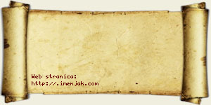 Cane Aćimović vizit kartica